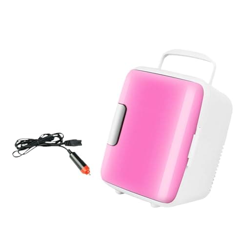 Fazvncv Small Car Chiller Warmer 8L Capacity ABS Construction Feature for Daily Commutes Compact Car Refrigerator