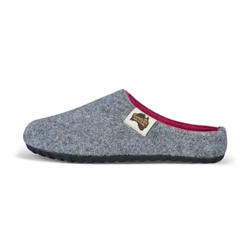 Gumbies Outback Indoor & Outdoor Slippers, Easy Slip On House Shoes with Recycled Materials, Ideas for Gift Giving for Men & Women, Grey & Pink, UK 3 — view 6