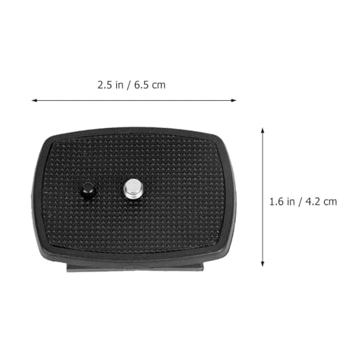 iplusmile Quick Release Camera Tripod Adapter Plate 42x42mm Anti-skid Lightweight Plastic Mounting Platform for Photography — view 2