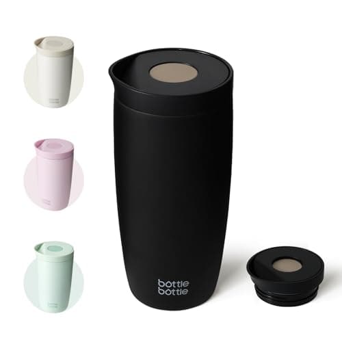 BOTTLE BOTTLE Travel Mug (Black, 500, Milliliters)