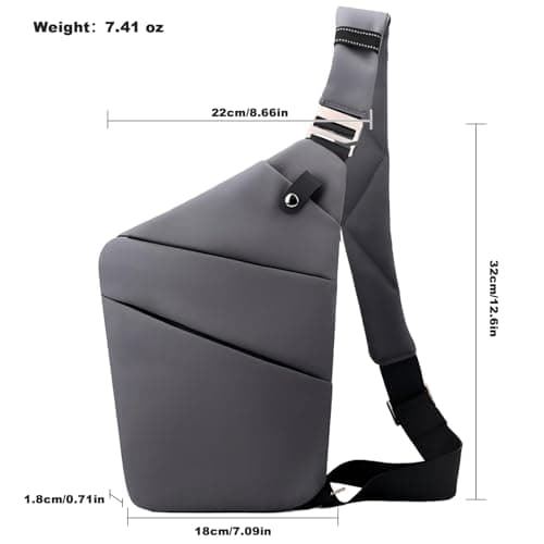 BIRDDIE Anti Theft Travel Bag, One Shoulder Large Capacity Cross-body Bag — view 4