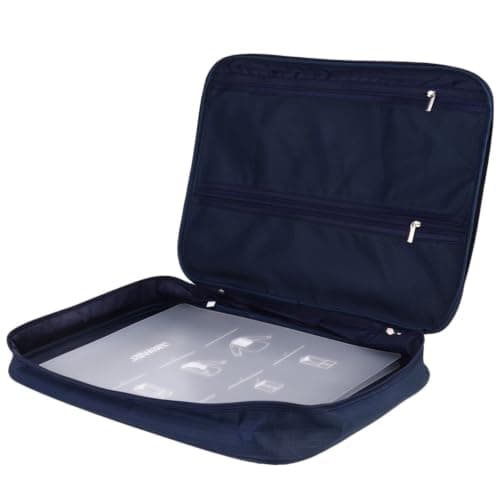 Navy Oxford Anti-wrinkle Shirt Storage Pouch for Travel