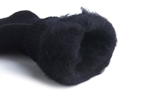 JARSEEN Winter Thermals Socks Warm Wool Pile Lined Insulated Thick Boots Socks Womens Mens (4-9, NEW Black) — view 3