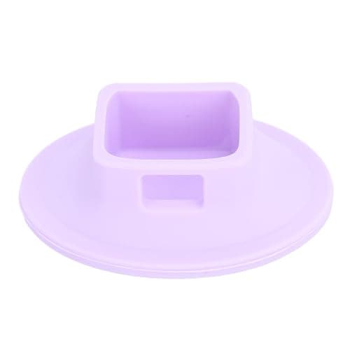 Pocket 3 Stand Base Mount, Lightweight Compact Silicone Non-Slip Desktop Mount Stable Pocket 3 Handle Accessories with a Portable Charging Opening, for (Purple)