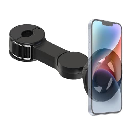 Headrest Phone Mount - Magnetic Adjustable Phone Holder For Back Seat, Quick Installation Multi-Purpose Car Mount For Phones And Bags Magnetic Headrest Phone Mount - Adjustable Back Seat Phone Holder — view 6