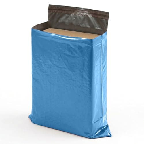 iSOUL Parcel Bags, 17x24 [432mm x 610mm] Vinted Strong Large Mailing Postal Postage Bags [Use in Parcel, Delivery, Shipping, Mail, Package] Blue Bags — view 2