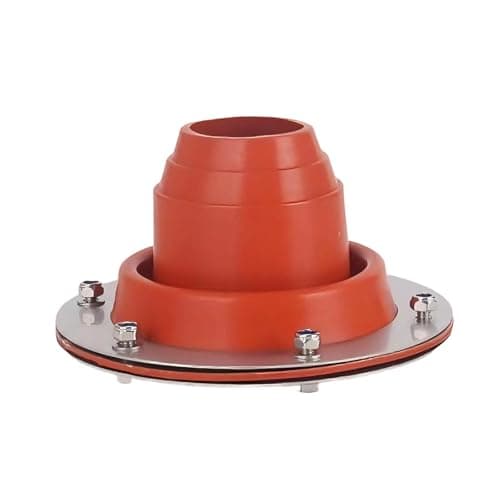 AsrMyjcx Tent Stovepipe Chimney Plug Feedthrough Adapter Pipe Insulation for Outdoor Tents, Boathouses, Garden Sheds, Workshops, Cabins, orange — view 6