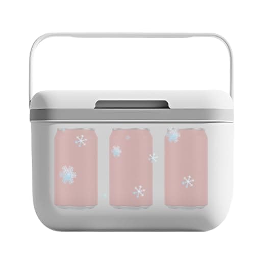 Personal Kühlbox, 5L Small Hard Cooler Box Cooling Warm Insulated Ice Chest Lunch Box for Picnic Beach Travel Concerts Sports Fishing Camping Travel Car Beach and More — view 2
