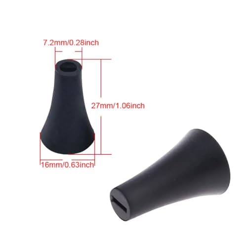 ThtRht 8 Pack Rubber Caps Replacement Non-Slip Silicone End Cap Tips Grips for RAM X-Grip Phone Mount Holder Smartphone Cradle Tablet Holder Tough-Claw Clamp Motorcycle Mounts Dashboard Bike Handlebar — view 2