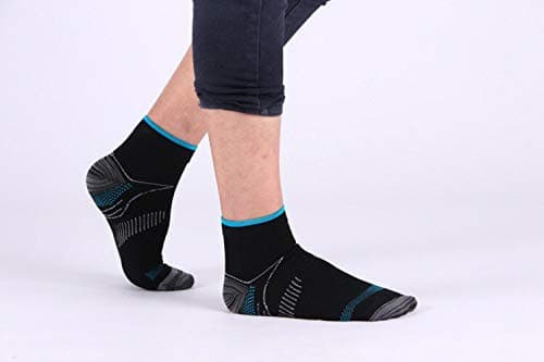 JOHNDA 6 Pairs Compression Socks for Men and Women, Plantar Fasciitis Arch Support Foot Relieve Pain Supports Heel — view 4