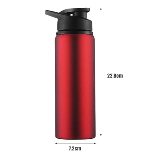 ulafbwur Water Jug 700ML Water Bottle Large Capacity Food Grade Good Sealing Stainless Steel Sports Fitness Drinking Bottle Travel Supply Water Beverage Jug — view 2