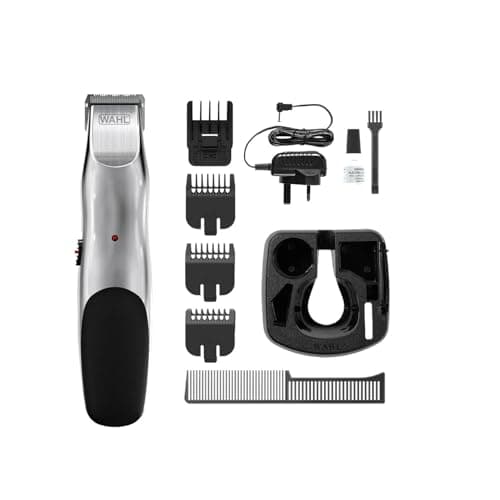 Wahl Groomsman Cord/Cordless Stubble & Beard Trimmer, Stubble Trimmer, Gift for Him, Male Grooming Set, Trimmers for Men, Rechargeable Trimmer, Corded, Cordless, Beard Care