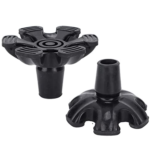 Walking Cane Tip, Silicone 6 Pillar Design Strong Stability Prevent Slipping 22mm Walking Sticks Foot Pad for Elderly — view 5