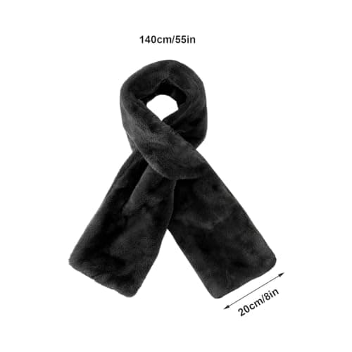 Short Scarf Neck Warmer with Zipper Pockets — view 5