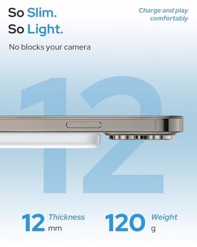 for Magsafe Power Bank, 5000mAh Slim Wireless Portable Charger — view 3