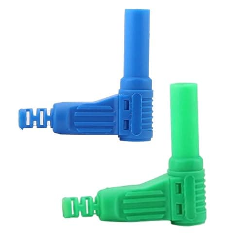 JAMIEKA 4Mm Right Angles Banana Plugs Connector with Nylon Housing Safe Insulated Adapter for Secure Electrical Connection — view 5