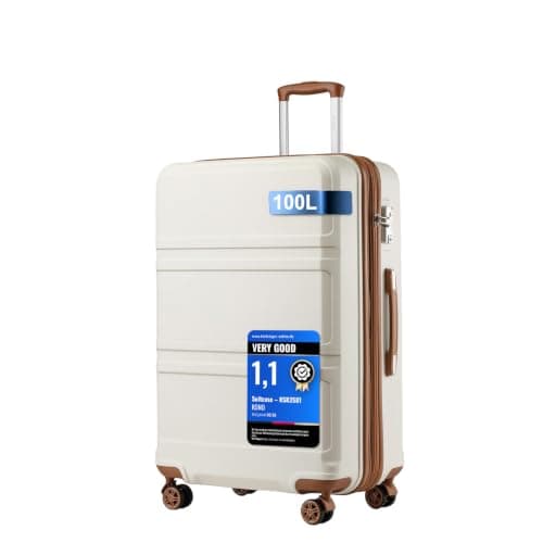 Kono Large Suitcase Lightweight ABS+PC Hard Shell 28 inch Checked Luggage