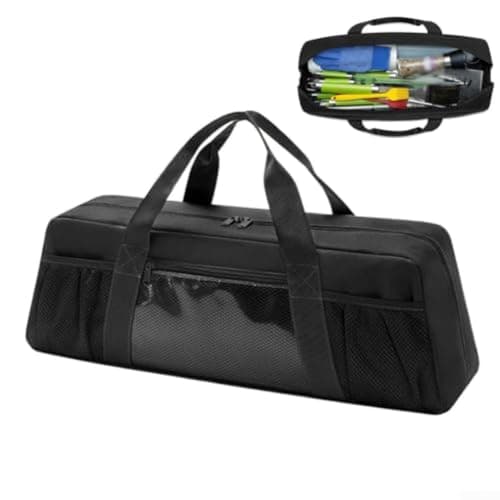 Stainless Steel Grill Tool Organizer 20cm Double Mesh