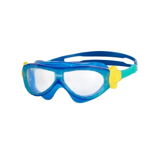 Zoggs Phantom Kids Mask Blue Turquoise Clear