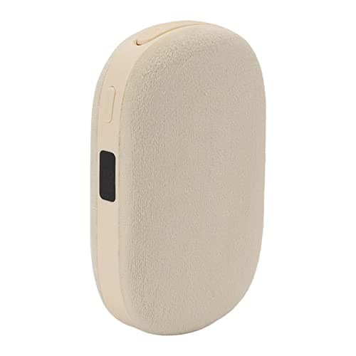 Hand Warmer Power Bank 10000mAh Efficient Heating Portable Electric Digital Display Hand Warmer for Travel (Khaki) — view 2