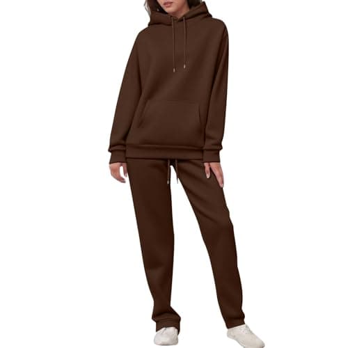 Matching Hoodie And Jogger Co-Ord For Women - Drawstring Two Piece Set — view 6