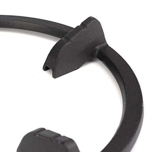 NEMORSO Cast Iron Wok Support Ring, Wok Support Stand for Gas Hob for Kitchen Samsung, Ge, Frigidaire, Whirlpool, Kitchenaid Etc - Wok Adapter Universal Non Slip, Gas Stove Rack Accessories — view 6