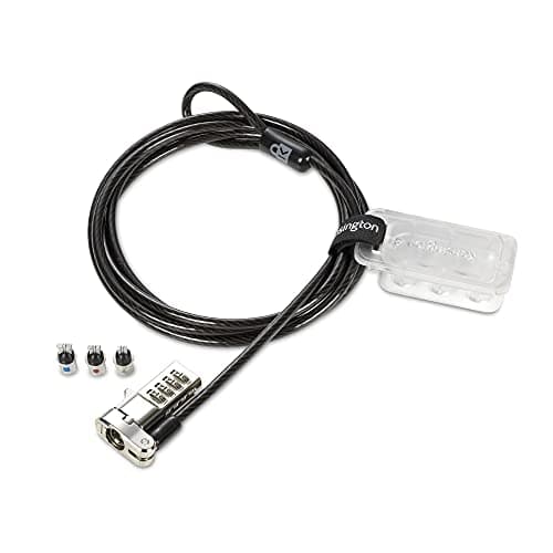 Kensington Universal 3-in-1 Combination Laptop Lock Kit, 1.8m Cable