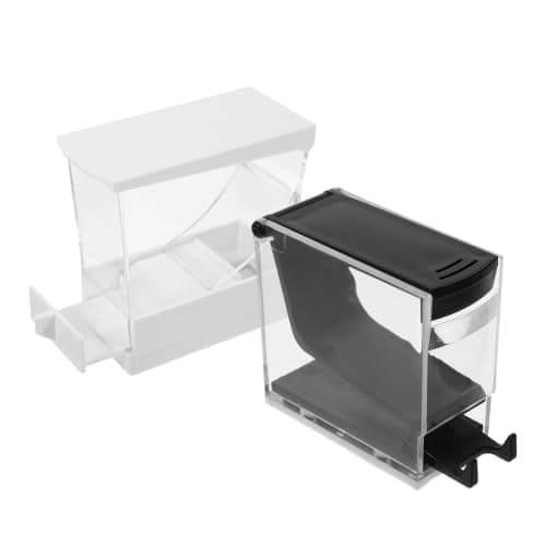 MAGICLULU 2pcs Plastic Cotton Organizer Box for Cotton Wool with Nonskid Base for Travel Kit and Supply Storage Cabinet