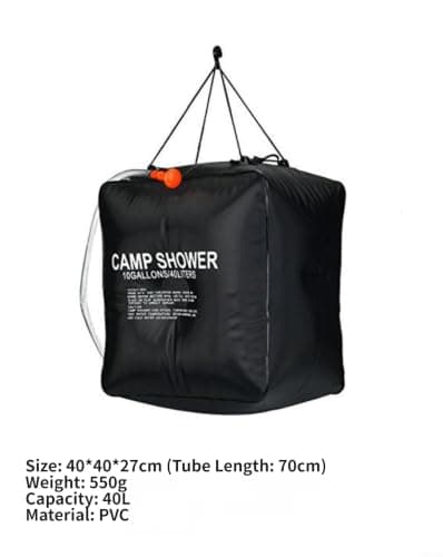 FACULX Portable Outdoor Shower Bag for Camping Hiking Backpacking — view 2