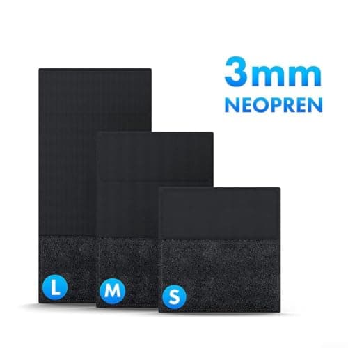 Bicycle Frame Cover Set for Carbon Frame Protection, Neoprene Bike Carrier Transport Guards Against Scratches, 3 or 4 Pack Sizes S/M/L/XL(3PCS set) — view 2