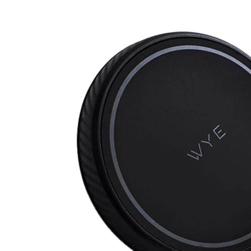 WYE 360° Rotatable Car Phone Mount for Dashboard & Windshield, Magnetic Car Holder with Extended Reach Telescopic Arm & Soft Silicone Carbon Finish for MagSafe iPhone & Android - Black — view 2
