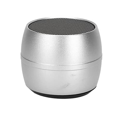 Dpofirs Mini Bluetooth Speaker, IP67 Portable Wireless Speaker with Built in Mic USB Charging for Shower Outdoor Travel (Silver)
