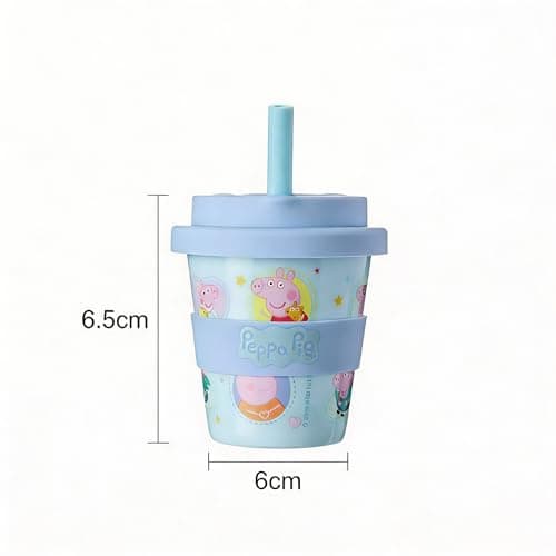 HOX Peppa Pig Kids Babyccino Travel Cup for Cold Drinks 100ml – BPA-Free Reusable Spill-Resistant & Portable — view 4