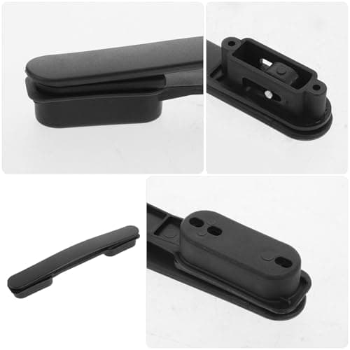 2pcs Black Plastic Luggage Handle Grip Replacement for Suitcase Repair — view 3