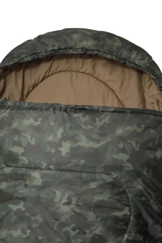 Mountain Warehouse Apex 250 Square Sleeping Bag - Durable, Insulated, Lightweight, Warm & Comfortable Bag wit Carry Bag - For Spring Summer Hiking & Camping Dark Khaki One Size — view 4