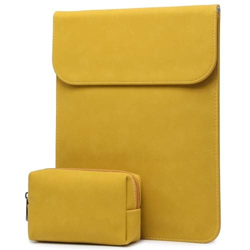 HYZUO 15-16 Inch Laptop Sleeve Bag, Lemon Yellow
