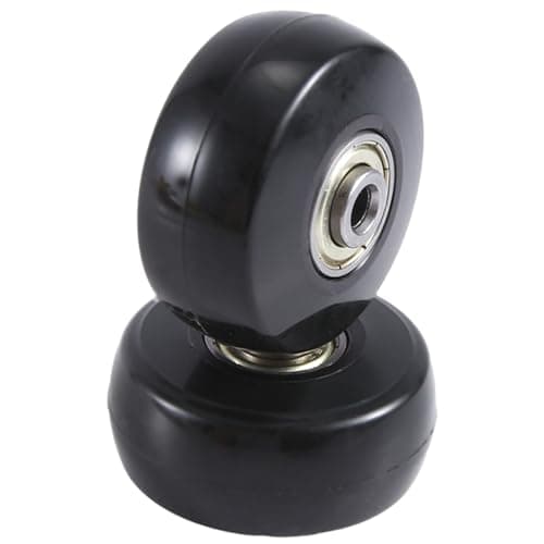 LIVASH 50X24mm Set of 2 Luggage Suitcase Replacement Parts Wheels,PU Swivel Caster Wheels Carbon Steel Bearings Repair Kits — view 3