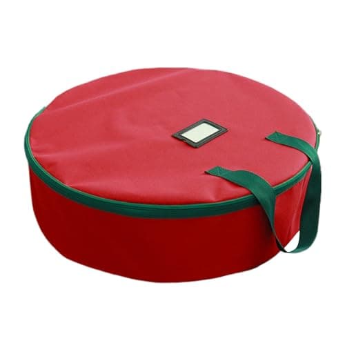 Wreath Storage Container | Dust-Proof Stackable Organizers,Christmas Wreath Storage Bag - for Christmas Moving Ornament Packing Holiday Supplies Toy Organization