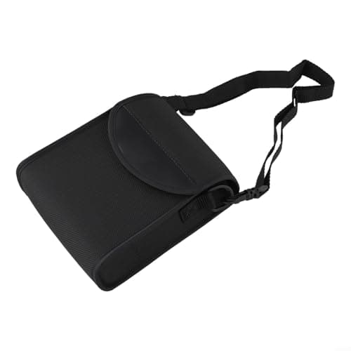 Black Roof Binoculars Case Bag, For 42Mm Objective Lens, 13.5x6x17cm Black, Compact 1680D Nylon Carry Pouch, With Shoulder Strap, For Bird Watching Hunting Travel — view 2