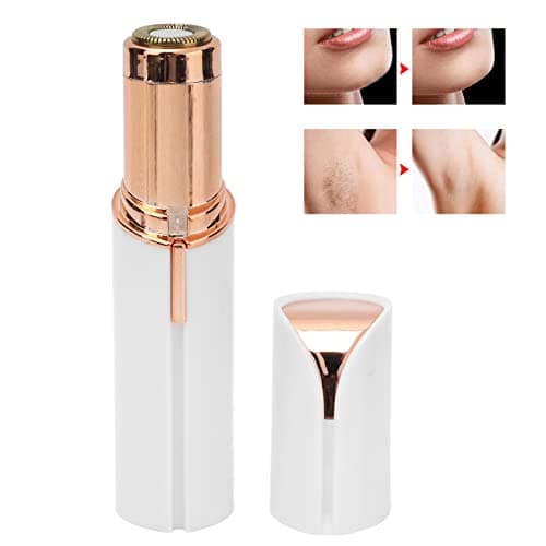 Denash Facial Hair Trimmer, Electric Face for Women, Lipstick Shaped Mini USB Charging Shaver, Portable Hair Remover for Travel Touch Up (White UBS Charging) — view 3