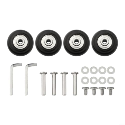 Luggage Wheel Repair Kit 4 Pack with Tools Screws(41x18mm) — view 5