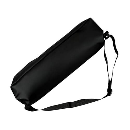 ZGUZMCMK 35x7cm Polyester Tripod Carrying Case, Tripod Travel Pouch, Photography Gear Organizer, Waterproof Storage Bag for Selfie Sticks Monopods, Lightweight Organizer with Shoulder Strap, Black