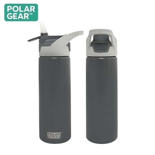 Polar Gear 575ml Insulated Water Bottle with Straw - Double Wall + Handle — view 2
