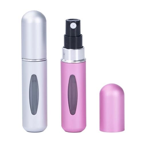 Status 5ml Refillable Perfume Atomiser Spray Bottles, 2 Pack