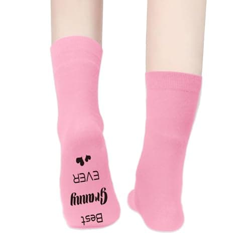 Granny Gifts,Birthday Cozy Special Best Retirement Thoughtful Practical Sentimental International Womens Day Mothers Day Christmas Valentines Personalised Gifts for Granny from Grandchildren Socks — view 6