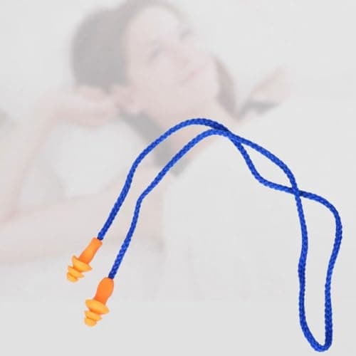 Xuamaea 5-Pack Corded Silicone Ear Plugs – Reusable Noise Cancelling Earbuds with Lanyard for Sleeping, Studying & Hearing Protection — view 5