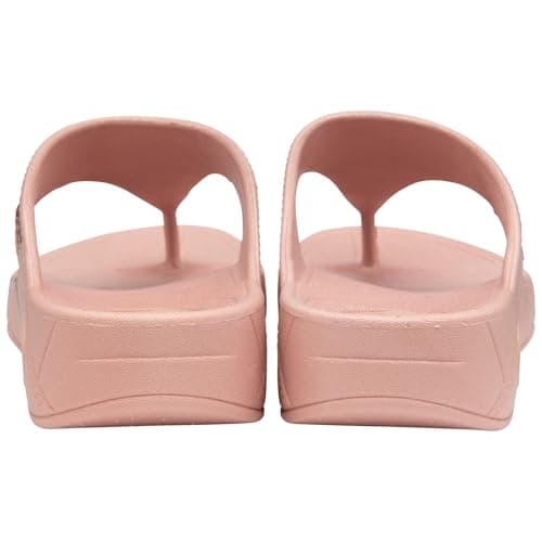 DUNLOP WOMEN FLIP FLOPS SANDALS LADIES TOE POST OPEN TOE BEACH SUMMER SHOES COMFY SLIPPER SLIDERS (UK 6/EU 39, Rose Gold) — view 5