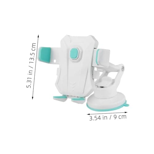 TOGEVAL Adjustable Car Phone Holder with Strong Suction Cup Mount for Air Vent and Windshield Car Dvr Holder Compatible with Various Smartphone Hands Navigation and Calling Accessory — view 2