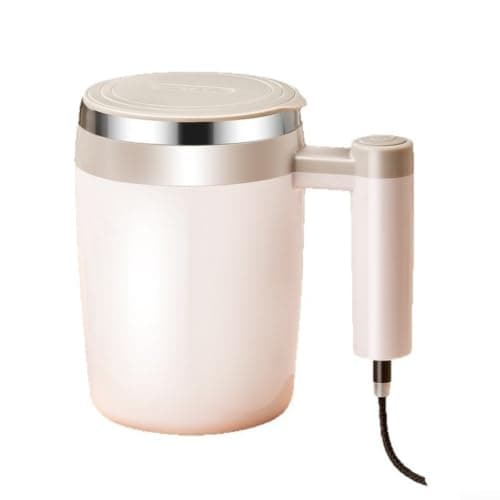 Auto Stir Cup 400ml for Protein Shakes and Coffee(Elegant White) — view 3