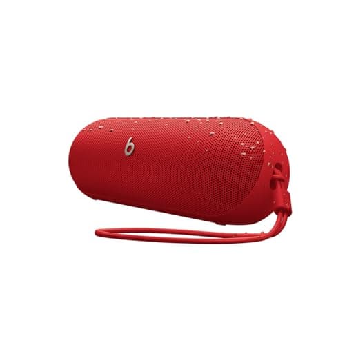 Beats Pill (Latest release)-Portable Bluetooth Speaker, Up to 24H Battery Life, Water Resistant, Bluetooth, Apple & Android Compatible, Seriously loud sound for home, outdoor & travel- Statement Red